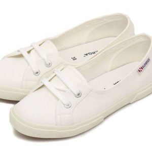 Superga NWT lace up slip on sneaker